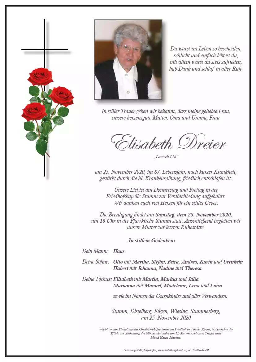 Parte von Elisabeth Dreier
